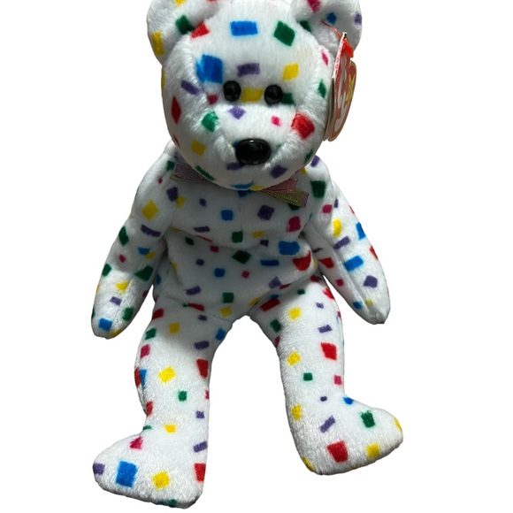 The Beanie Babies Collection TY 2K colorful Birthday bear - Picture 2 of 8